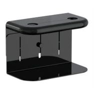 VitrA A4456739 Liquid Parlak Siyah Çift Hazneli Sıvı Sabunluk Tutacağı