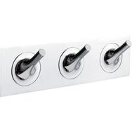 Vitra A48012 İstanbul Pirinç Üzeri Krom Kaplama Üçlü Askılık