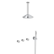 VitrA Liquid A42777 Krom Ankastre Duş Seti
