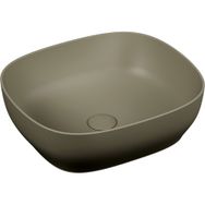 VitrA Outline 5994B450-0016 48 cm Mat Gri Kare Çanak Lavabo