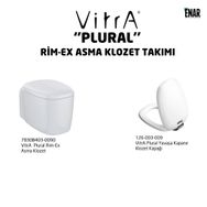 Vitra Plural Rim-Ex Asma Klozet ve Soft Kapak Seti