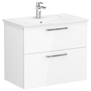 VitrA Root 66306 Parlak Beyaz 80 CM İki Çekmeceli Lavabo Dolabı
