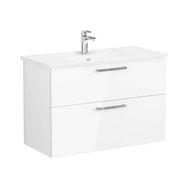 VitrA Root 68303 Parlak 100 CM İki Çekmeceli Lavabo Dolabı