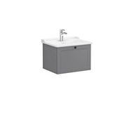 Vitra Root Classic 60 cm Gri Çekmeceli Banyo Dolabı Alt Modül Lavabo