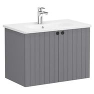 VitrA Root Groove 69291 Mat Gri 80 CM Kapaklı Lavabo Dolabı