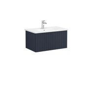 Vitra Root Groove 69294 Mat Lacivert 80 cm Kapaklı Lavabo Dolabı