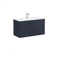 Vitra Root Groove 69462 Mat Lacivert 100 cm Çekmeceli Lavabo Dolabı