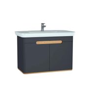 VitrA Sento 100 cm Antrasit Banyo Dolabı