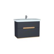 Vitra Sento 100 cm Antrasit Banyo Dolabı