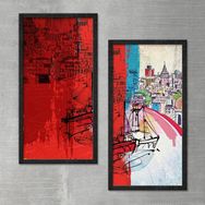 Vivense Artist Yağlı Boya Dokulu Ahşap Tablo