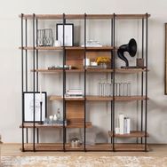 Vivense Collection Cooper Ceviz Kitaplık