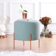 Vivense Collection Copper Yuvarlak Su Yeşili Puf