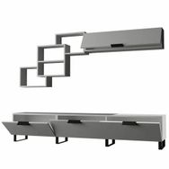 Vivense Dmodül Losta Metal Ayaklı 210 cm Gri Tv Ünitesi