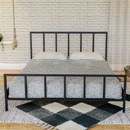 Vivense Gm-212 Vintage Metal Çift Kişilik Siyah 160X200 Karyola
