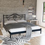 Vivense Gold Dublex Metal Siyah 140X190 Karyola