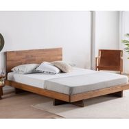 Vivense Luna Patna Ahşap Ceviz 100X200 Karyola