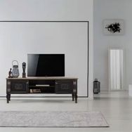 Vivense Siyah Ada Tv Ünitesi
