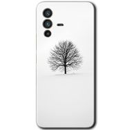 Vivo V23 5G Alone Tree Baskılı Uyumlu Silikon Kılıf