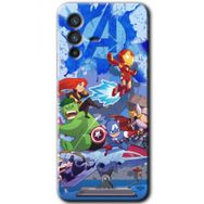 Vivo V23 5G Avengers Cartoon Baskılı Uyumlu Silikon Kılıf