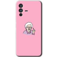 Vivo V23 5G Bad Grandmother Baskılı Uyumlu Silikon Kılıf