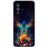 Vivo V23 5G Ballı Baykuş Baskılı Uyumlu Silikon Kılıf