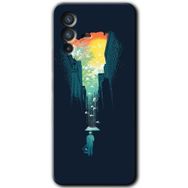 Vivo V23 5G City Bird Sky Baskılı Uyumlu Silikon Kılıf
