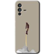 Vivo V23 5G İronman Airport Baskılı Uyumlu Silikon Kılıf