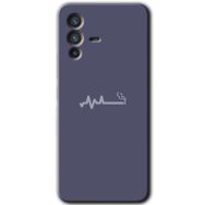 Vivo V23 5G Kara Kedi Baskılı Uyumlu Silikon Kılıf