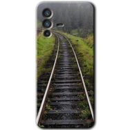 Vivo V23 5G Tren Yolu Baskılı Uyumlu Silikon Kılıf