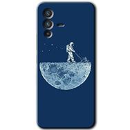 Vivo V23 5G Uzay İşçisi Baskılı Uyumlu Silikon Kılıf