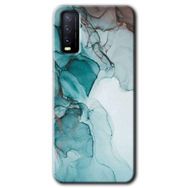 Vivo Y11S Buzul Mermer Baskılı Uyumlu Silikon Kılıf