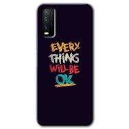 Vivo Y11S Everything Baskılı Uyumlu Silikon Kılıf