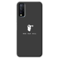 Vivo Y11S Headshot Baskılı Uyumlu Silikon Kılıf