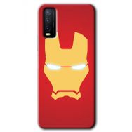 Vivo Y11S İronMan Baskılı Uyumlu Silikon Kılıf