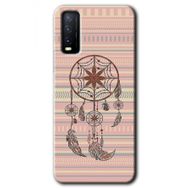 Vivo Y11S Mandala Retro Baskılı Uyumlu Silikon Kılıf