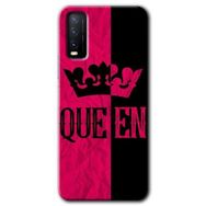 Vivo Y11S Queen Baskılı Uyumlu Silikon Kılıf
