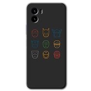 Vivo Y15S Avengers Minimalism Baskılı Uyumlu Silikon Kılıf