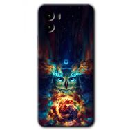 Vivo Y15S Ballı Baykuş Baskılı Uyumlu Silikon Kılıf