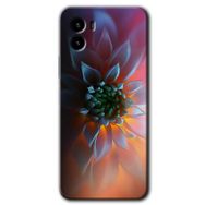 Vivo Y15S Çiçek Motif Baskılı Uyumlu Silikon Kılıf