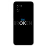 Vivo Y15S Im Broken Baskılı Uyumlu Silikon Kılıf