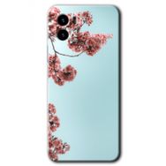 Vivo Y15S Japon Çiçeği Baskılı Uyumlu Silikon Kılıf