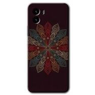 Vivo Y15S Mandala Flower Wal Baskılı Uyumlu Silikon Kılıf