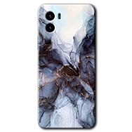 Vivo Y15S Otantik Mermer Baskılı Uyumlu Silikon Kılıf