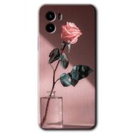 Vivo Y15S Retro Gül Baskılı Uyumlu Silikon Kılıf