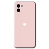 Vivo Y15S Sade Kalp Baskılı Uyumlu Silikon Kılıf