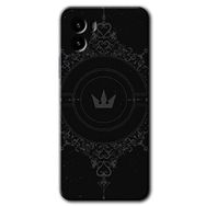 Vivo Y15S Siyah Mandala 1 Baskılı Uyumlu Silikon Kılıf