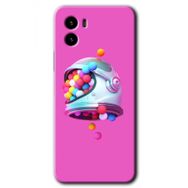 Vivo Y15S Uzay Başlığı Baskılı Uyumlu Silikon Kılıf