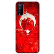 Vivo Y20 Albayrak 2 Baskılı Uyumlu Silikon Kılıf