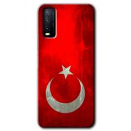 Vivo Y20 Albayrak Baskılı Uyumlu Silikon Kılıf