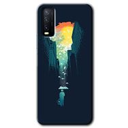 Vivo Y20 City Bird Sky Baskılı Uyumlu Silikon Kılıf
